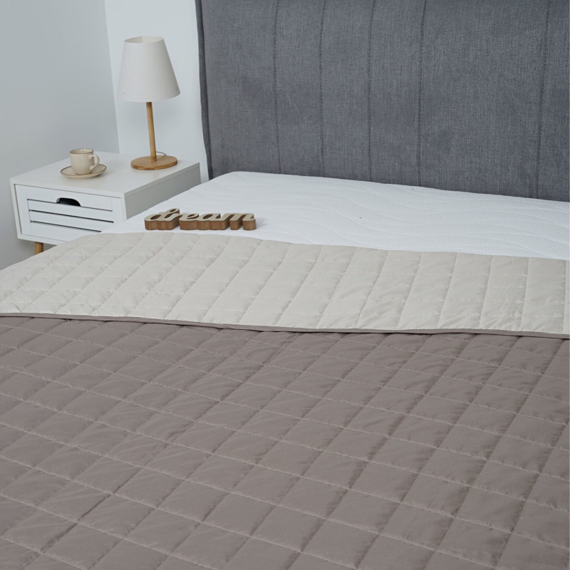 Покривало стьобане двостороннє Viluta Дует 210х240 Ніжність