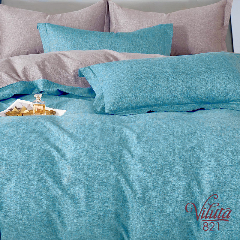 Комплект постільної білизни Viluta Сімейний Сатин Twill 821