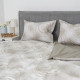 Комплект постільної білизни Tiare Євро Сатин Luxe, коричневий, 200×220 см