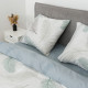 Комплект постільної білизни Viluta Сімейний Ранфорс 25396, бежевий