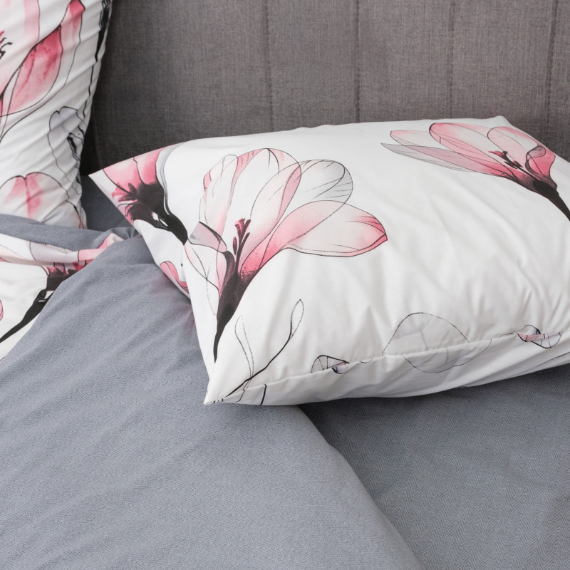 Комплект постільної білизни Viluta Євро ранфорс із простирадлом на резинці 180×200 см