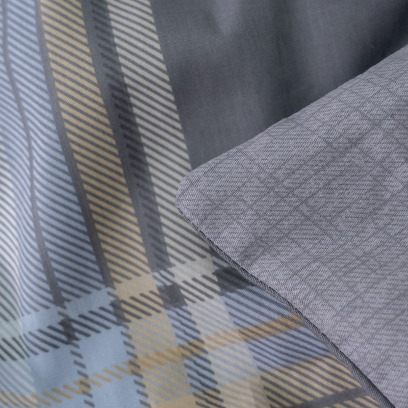 Комплект постільної білизни Viluta Сатин Твіл 864 двоспальний, сірий