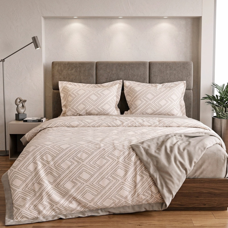 Комплект постільної білизни Viluta Brushed Warm Cotton W-22 VT61711 Євро