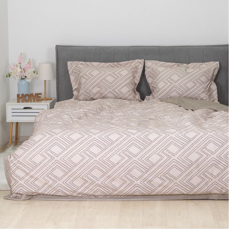 Комплект постільної білизни Viluta Brushed Warm Cotton W-22 VT61711 Євро