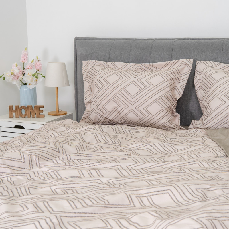 Комплект постільної білизни Viluta Brushed Warm Cotton W-22 VT61711 Євро