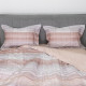 Комплект постільної білизни Viluta Brushed Warm Cotton W-25 Євро з абстрактним принтом