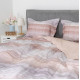 Комплект постільної білизни Viluta Brushed Warm Cotton W-25 Євро з абстрактним принтом