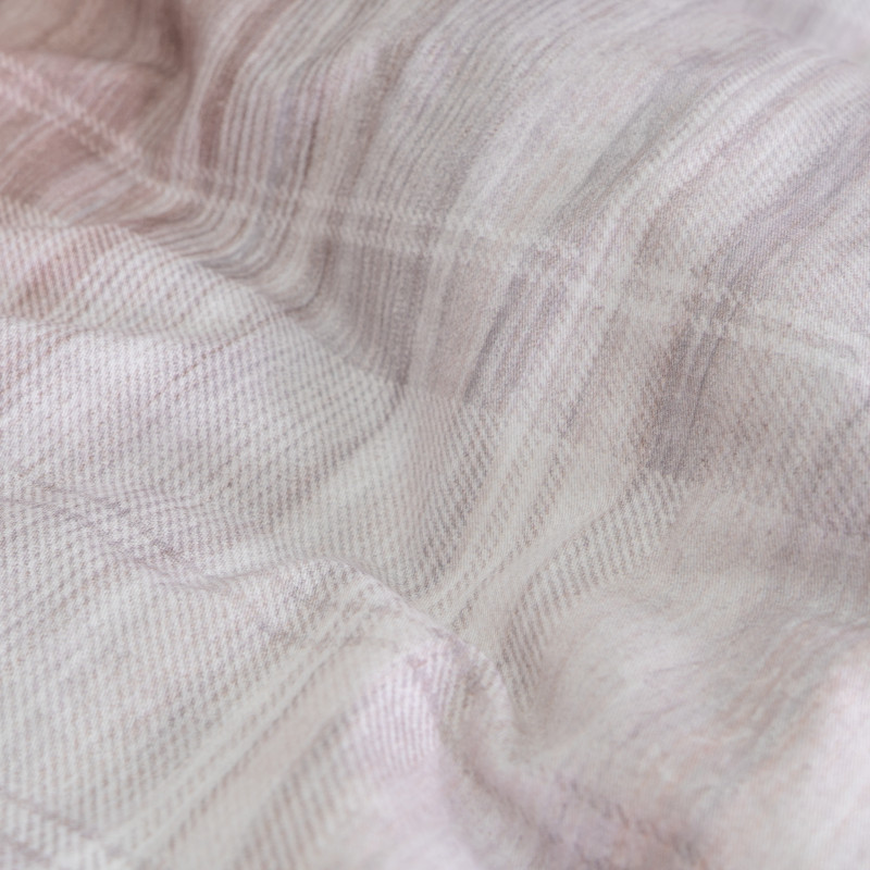 Комплект постільної білизни Viluta Brushed Warm Cotton W-25 Євро з абстрактним принтом