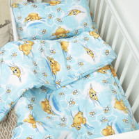 Комплект постільної білизни Вилюта дитячий ранфорс 7823 блакитний