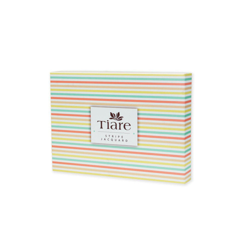 Комплект постільної білизни Tiare Двоспальний Сатин Stripe White