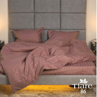 Комплект постільної білизни Tiare Полуторний Сатин Stripe 86