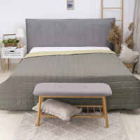 Покривало стьобане двустороннє Viluta Дует 210х220 Хакі