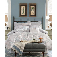 Комплект постільної білизни Tiare Євро Сатин Premium 176 з простирадлом на резинці 160х200