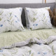 Комплект постільної білизни Viluta Євро Ранфорс 24259 з простирадлом на резинці 180х200