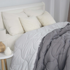 Ковдра Duo Season темно-сіра/світло-сіра, 180x210