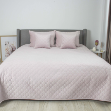 Покривало ТЕП "VELOUR" Lavender/Ромб круглий, 240x260