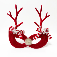 Різдвяні окуляри «Funny Reindeer», пластикові, червоні, з декором