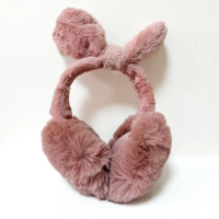 Дитячі навушники ТЕП Cozy Bunny темно-рожеві