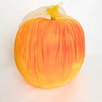 Декоративна фігурка “Autumn Spirit”, 31 см, помаранчева, текстиль