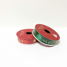 Декоративна стрічка «Winter Magic», 2,7 м, атлас, мікс кольорів