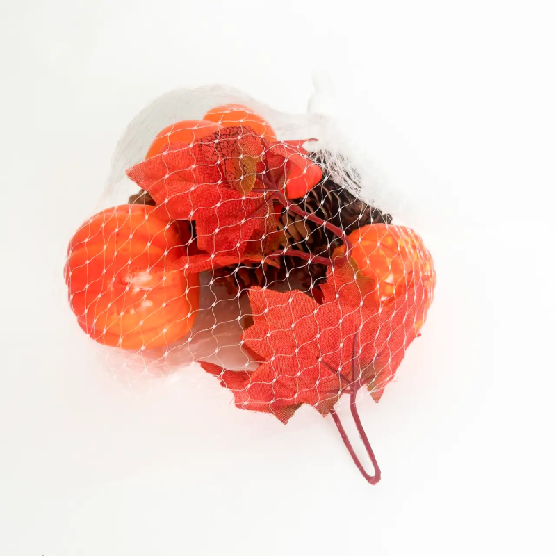 Набір декоративних аксесуарів «Осінній затишок», помаранчевий