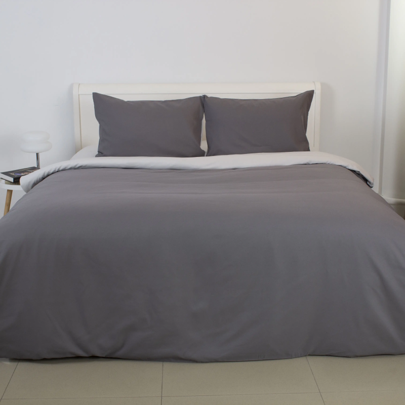 Комплект постільної білизни Melluna Touch Grey, полуторна