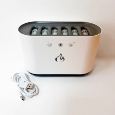 Зволожувач повітря з підсвічуванням “Harmony Mist” 900 ml, білий, Декор