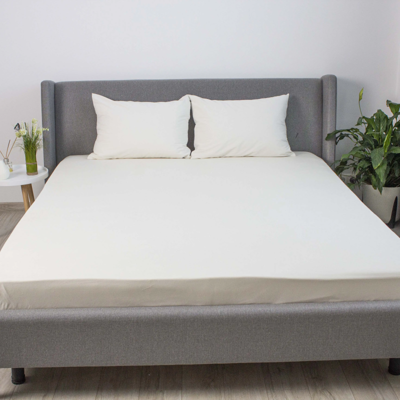 Простирадло ТЕП "VELOUR" з резинкою молочне, 180x200