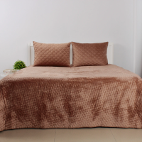 Покривало ТЕП "VELOUR" Капучiно/Зiрочка, 150x210
