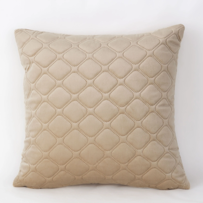 Наволочка декоративна ТЕП "VELOUR" 45*45 см з замком Золотий беж, 45x45