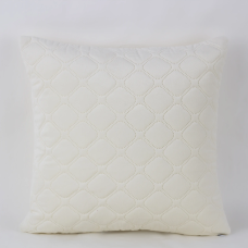 Наволочка декоративна ТЕП "VELOUR" 45*45 см з замком Молочний, 45x45