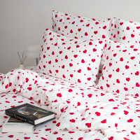 Melluna Love Story Bed Linen Set, Euro