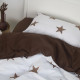 Комплект постільної білизни ТЕП Happy Sleep Chocolate Stars з ранфорсу