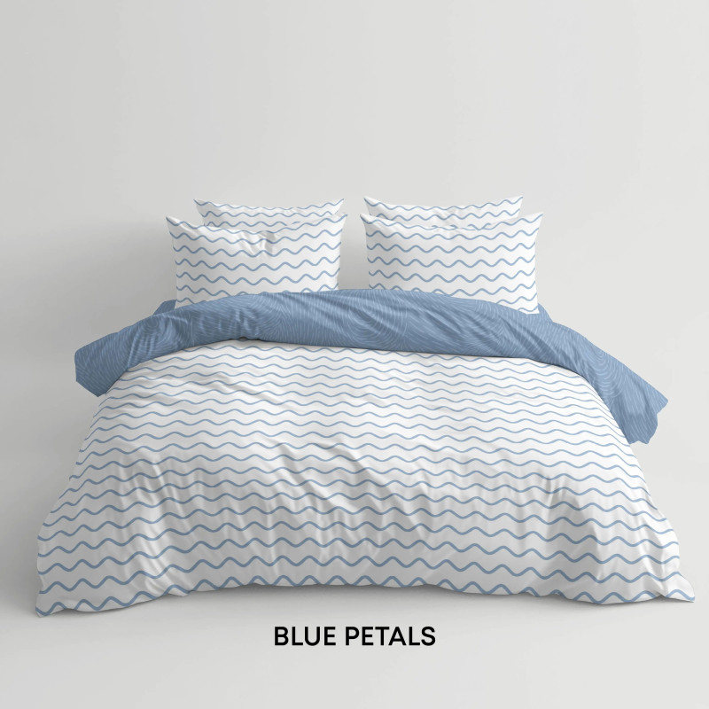ТЕП Blue Petals Double-Size Bed Linen Set