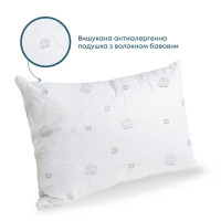 Подушка ТЕП Nature Cotton антиалергенна з волокном бавовни 50x70 см