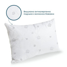 Подушка ТЕП Nature Cotton антиалергенна з волокном бавовни 50x70 см