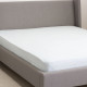 Простирадло на резинці Light Blue 160x200 з ранфорсу