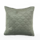 Декоративна велюрова подушка VELOUR Dark Green, 40×40 см