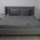 Простирадло на резинці ТЕП VELOUR сіре, велюр, 90x200 см