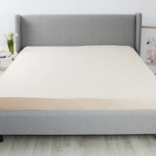 Простирадло на резинці ТЕП VELOUR бежеве, велюр, 90x200 см