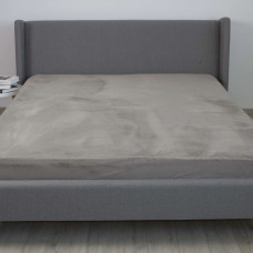 Простирадло на резинці ТЕП VELOUR пісочне, велюр, 90×200 см