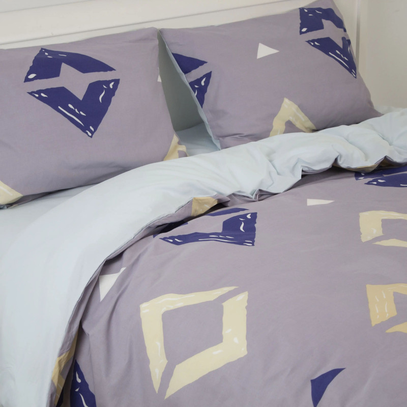 Двоспальний комплект постільної білизни ТЕП Happy Sleep, синій ранфорс