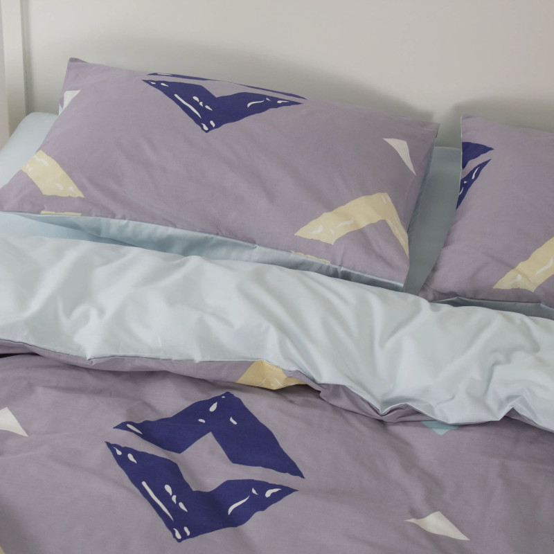 Двоспальний комплект постільної білизни ТЕП Happy Sleep, синій ранфорс