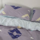 Двоспальний комплект постільної білизни ТЕП Happy Sleep, синій ранфорс