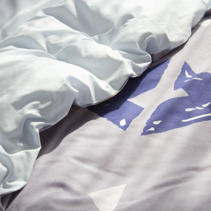 Двоспальний комплект постільної білизни ТЕП Happy Sleep, синій ранфорс