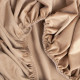 Простирадло на резинці ТЕП Velour, велюр, капучино, 90х200 см