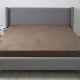Простирадло на резинці ТЕП Velour, велюр, коричневе, 180х200 см