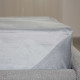 Велюрове простирадло на резинці ТЕП VELOUR Айворі 90х200 см
