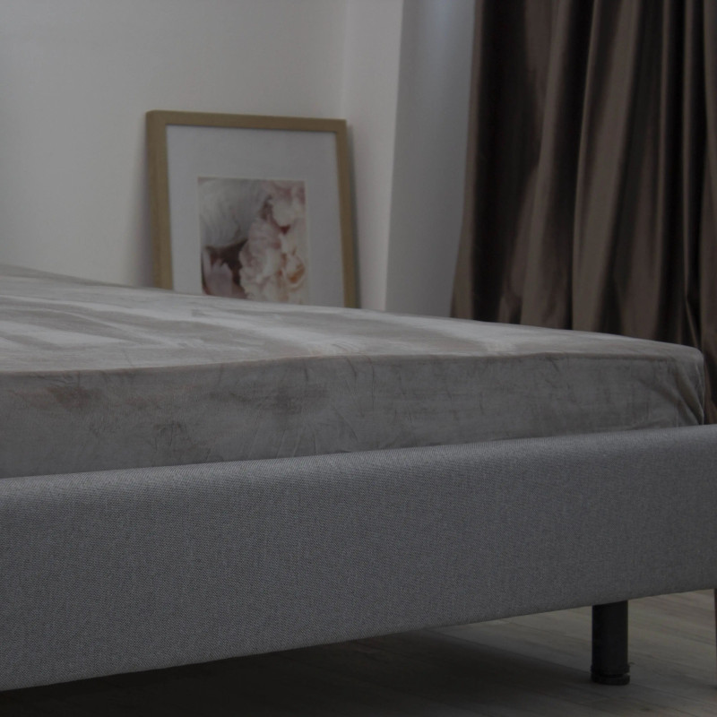 Простирадло на резинці ТЕП Velour 160х200 см, пісочне