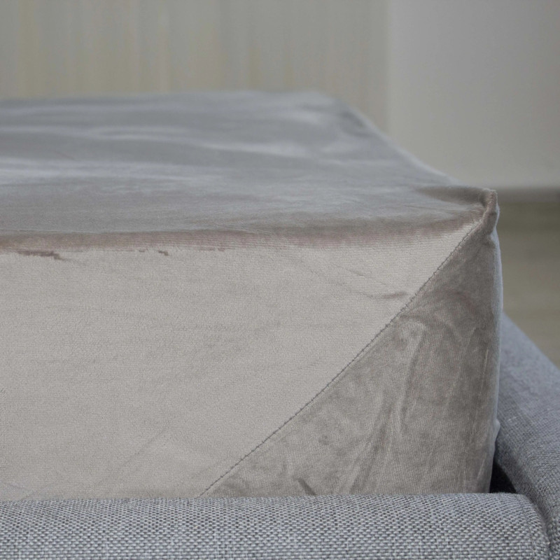 Простирадло на резинці ТЕП Velour 160х200 см, пісочне